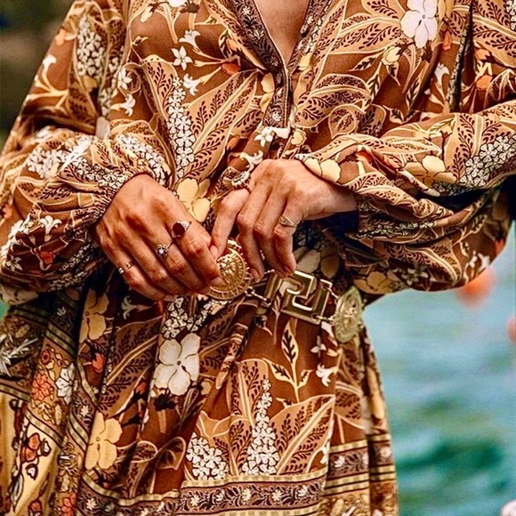 🌺🎉HP🎉🌺 NWT Spell & The Gypsy Bianca Tunic Dress - Picture 5 of 15